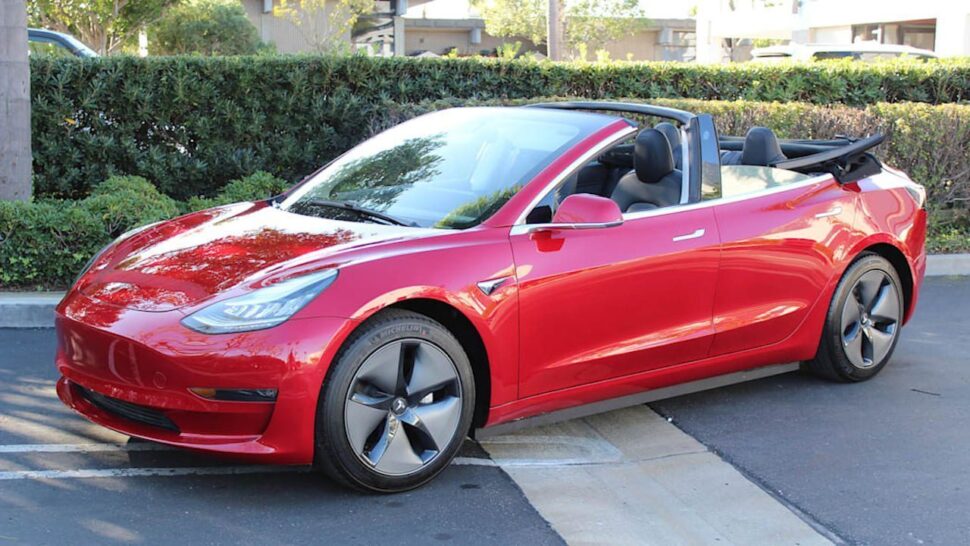 Tesla Model 3 Cabrio: maak populaire EV tot unieke EV