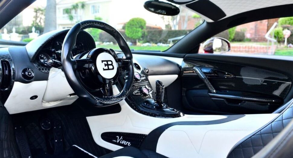 Bugatti Veyron geld - interieur