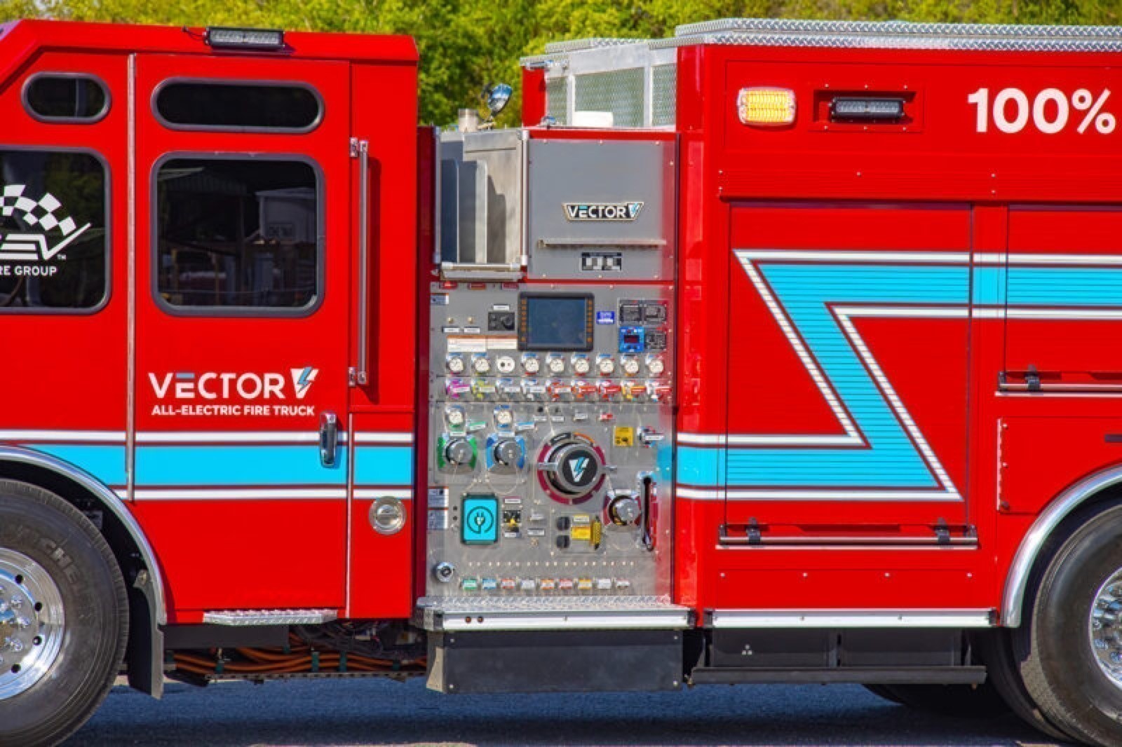 electric fire engine