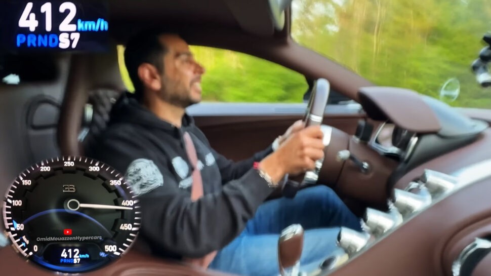 Nóg een Bugatti rijdt 400+ op de Autobahn
