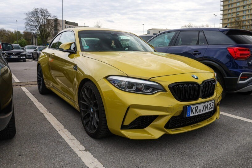 Yellow BMW