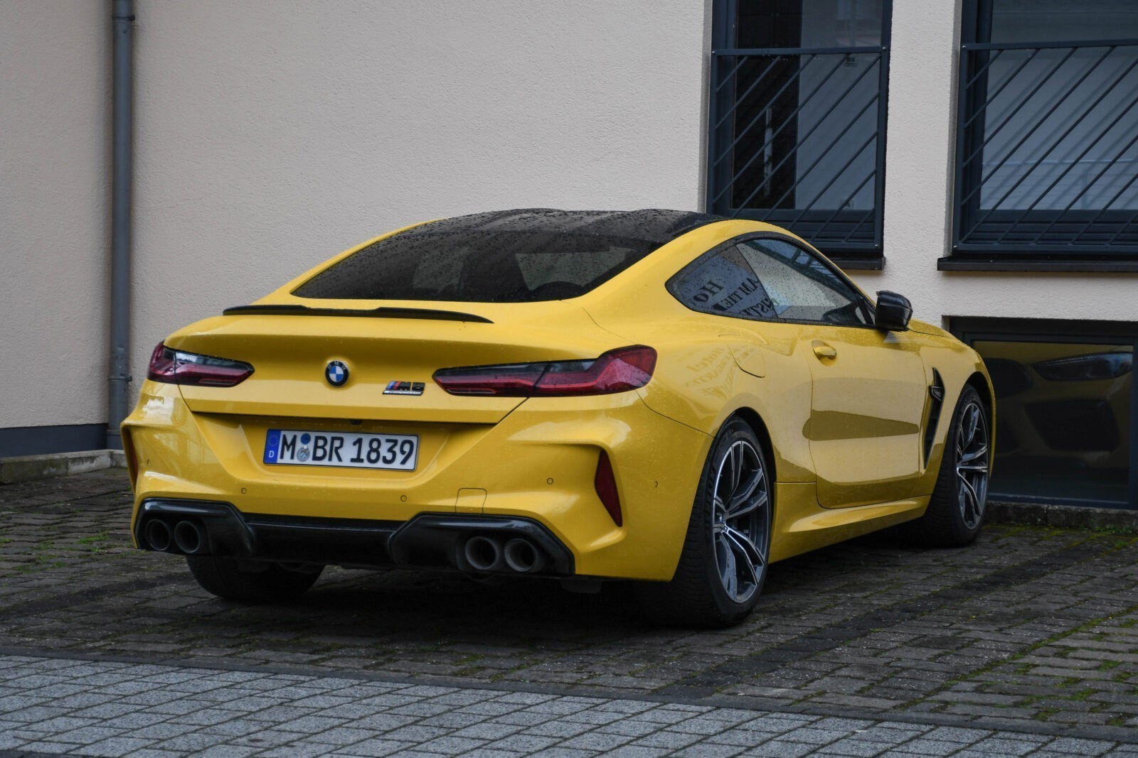 Yellow BMW