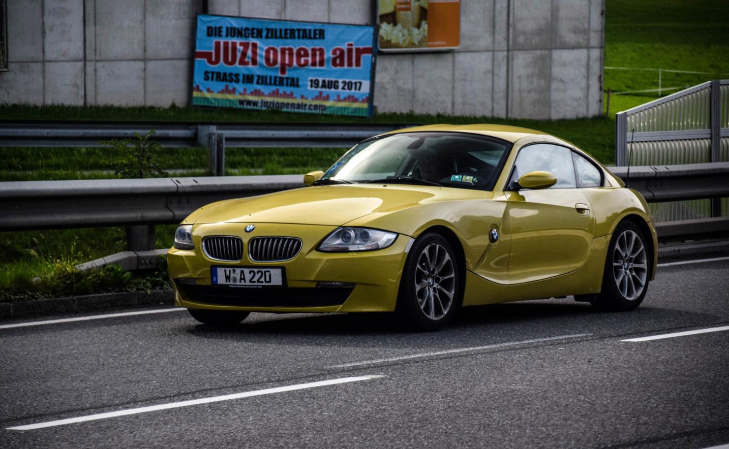 Yellow BMW