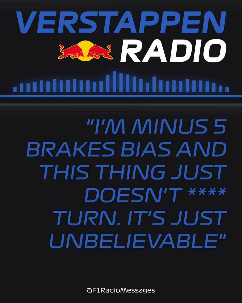 Verstappen boordradio