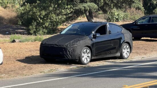 Tesla Model Y facelift voor het eerst gespot