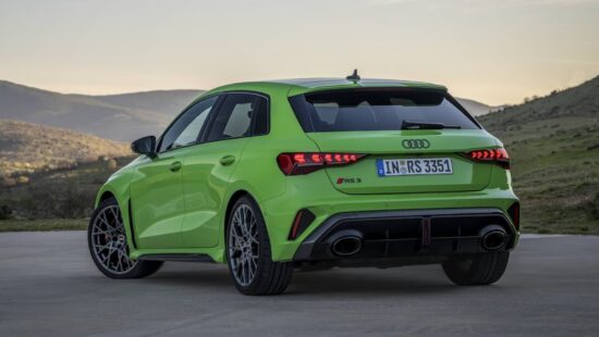 Vernieuwde Audi RS3 keihard gelekt