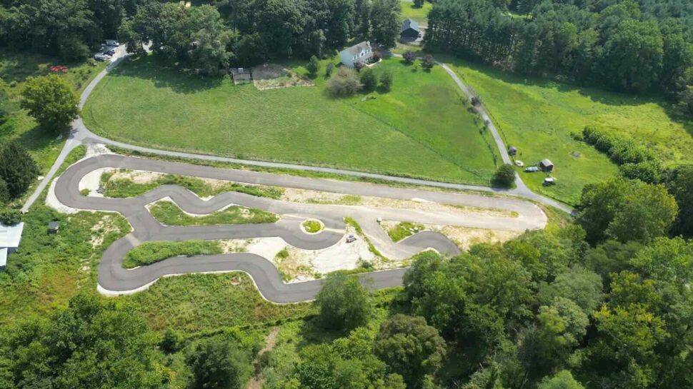 A go-kart track in your backyard, is that allowed?