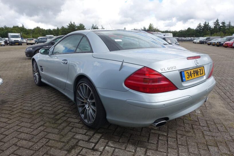 Mercedes SL 600 bij Domeinen